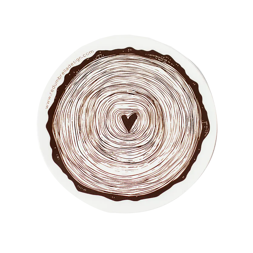 Love Stump Sticker