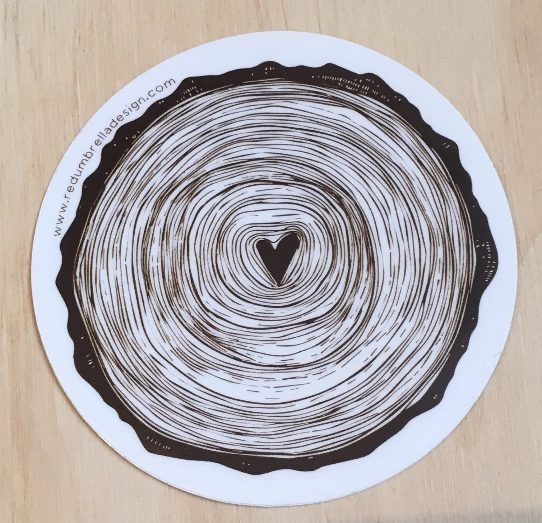 Love Stump Sticker