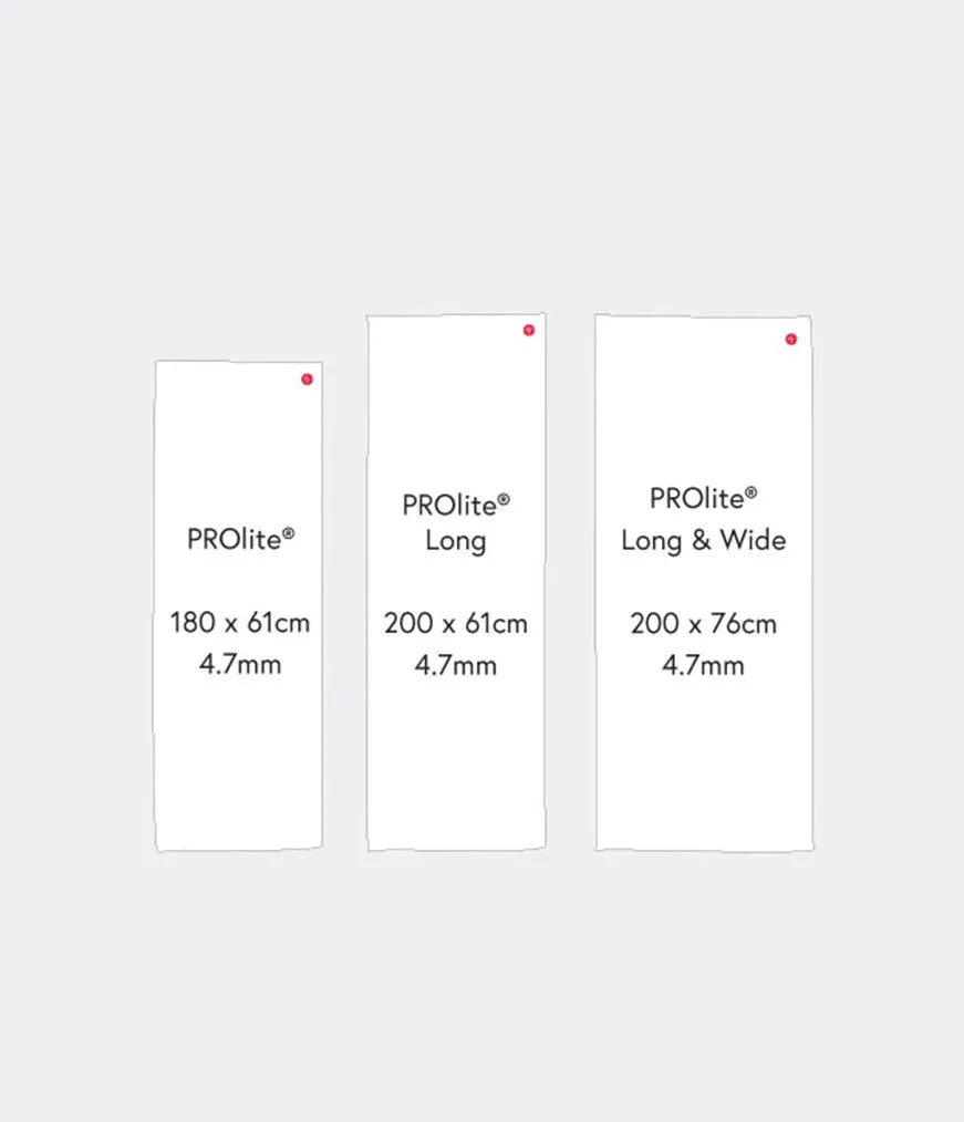 Manduka PROlite Mat Long & Wide 79x30'' (200cm x 76cm) - Black