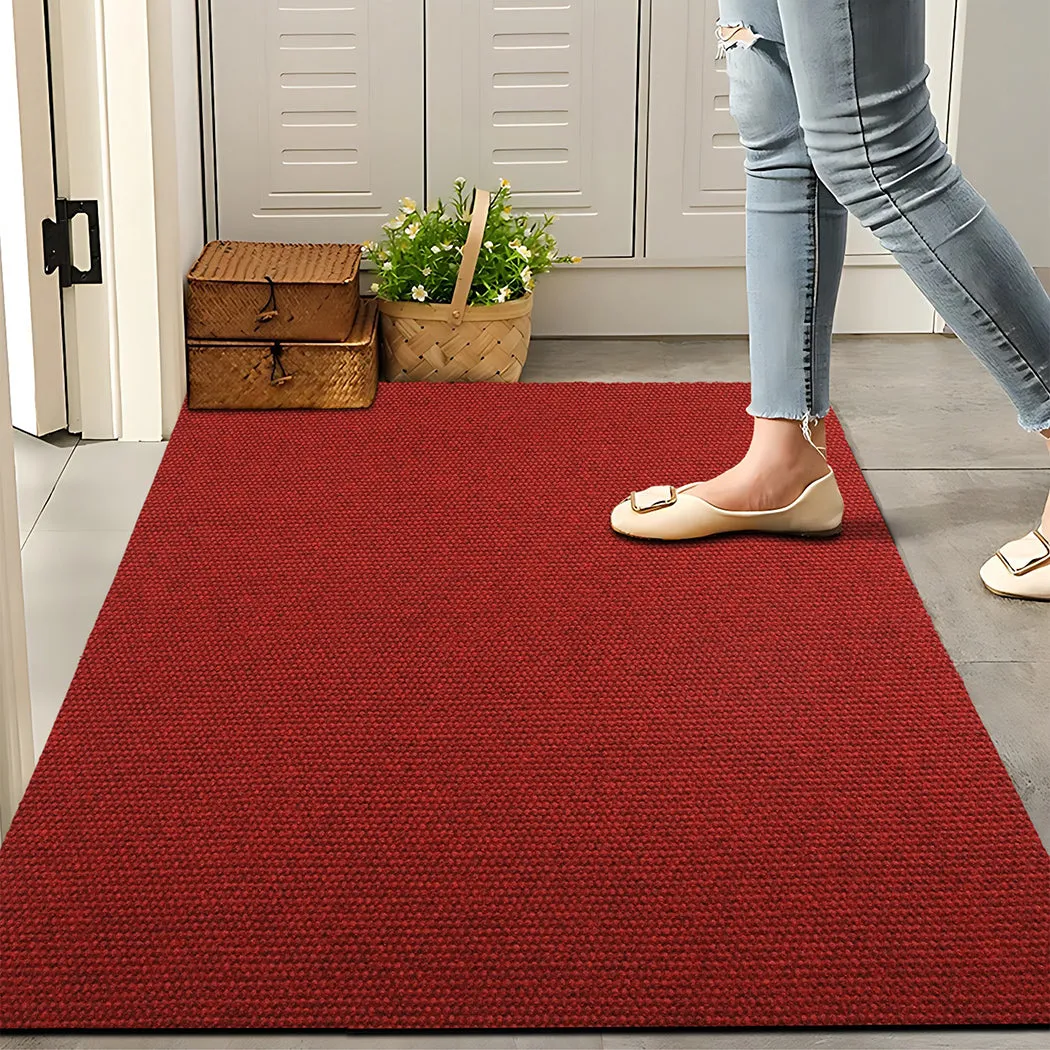 Marlow Extra Large Floor Rug Outdoor 90cm x 305cm Red