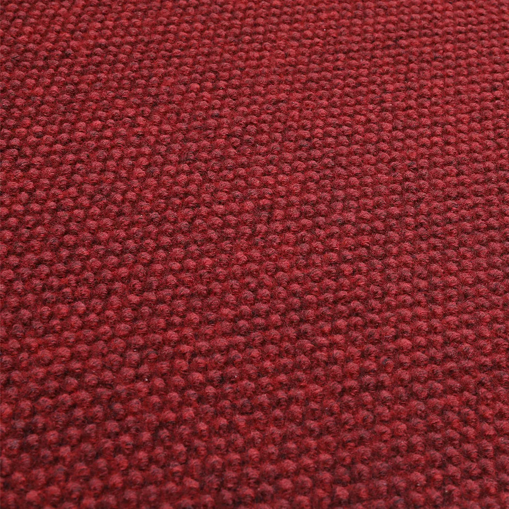 Marlow Extra Large Floor Rug Outdoor 90cm x 305cm Red