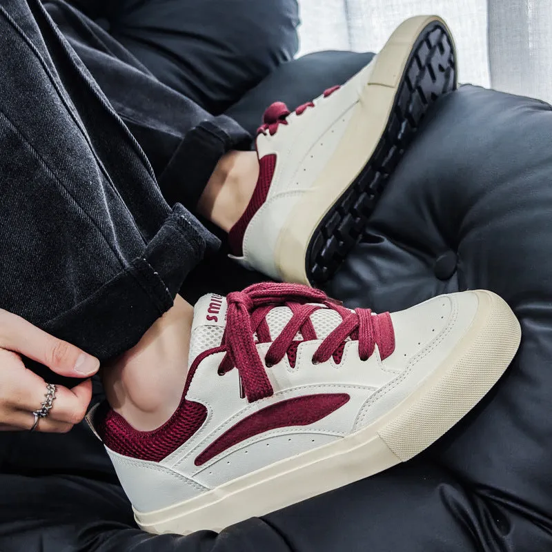 Men Fashion Breathable Flat Skate Shoes