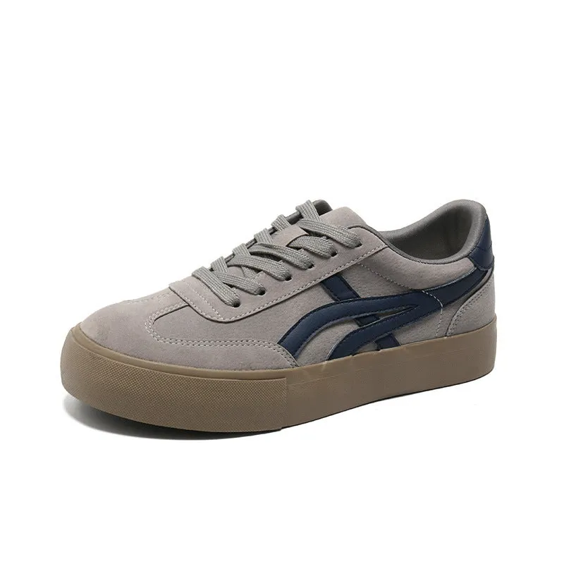 Men Fashion Canvas Breathable Flat Casual Skate Shoes
