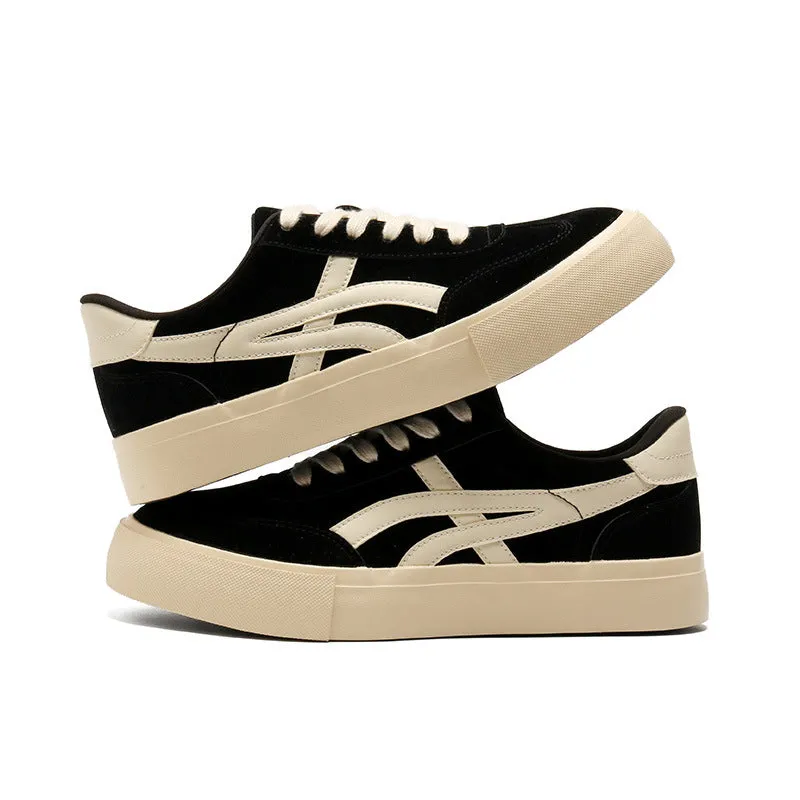 Men Fashion Canvas Breathable Flat Casual Skate Shoes