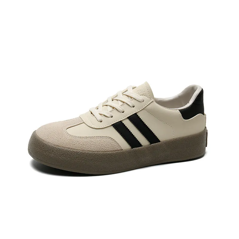 Men Fashion Color Matching Flat Casual Skate Shoes