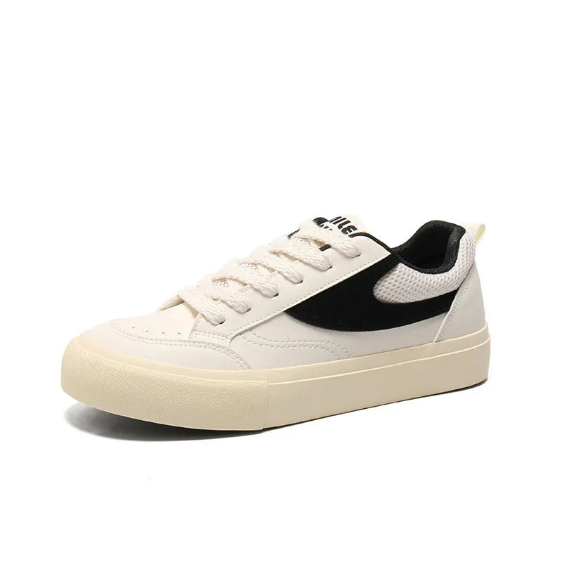 Men Fashion Low Top Casual Flat Skate Shoes