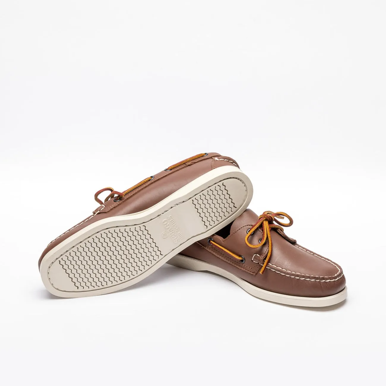 Mocassino da barca Sebago Docksides Portland in pelle marrone (Brown)