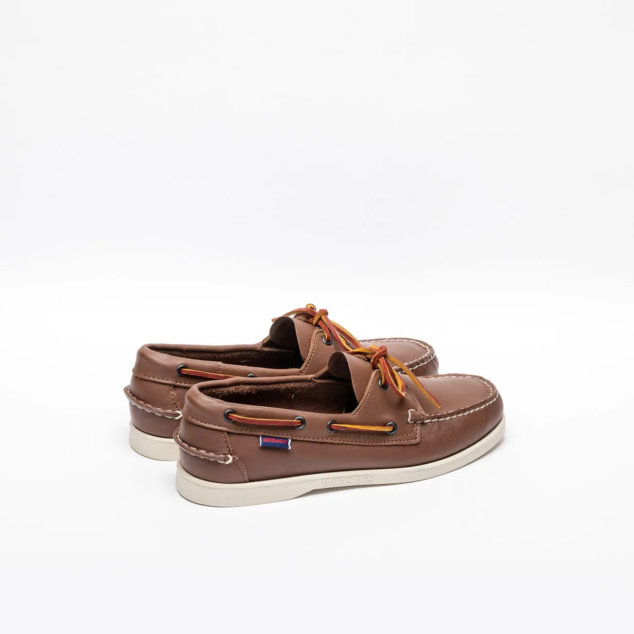 Mocassino da barca Sebago Docksides Portland in pelle marrone (Brown)