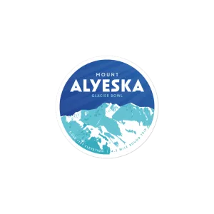 Mount Alyeska Sticker