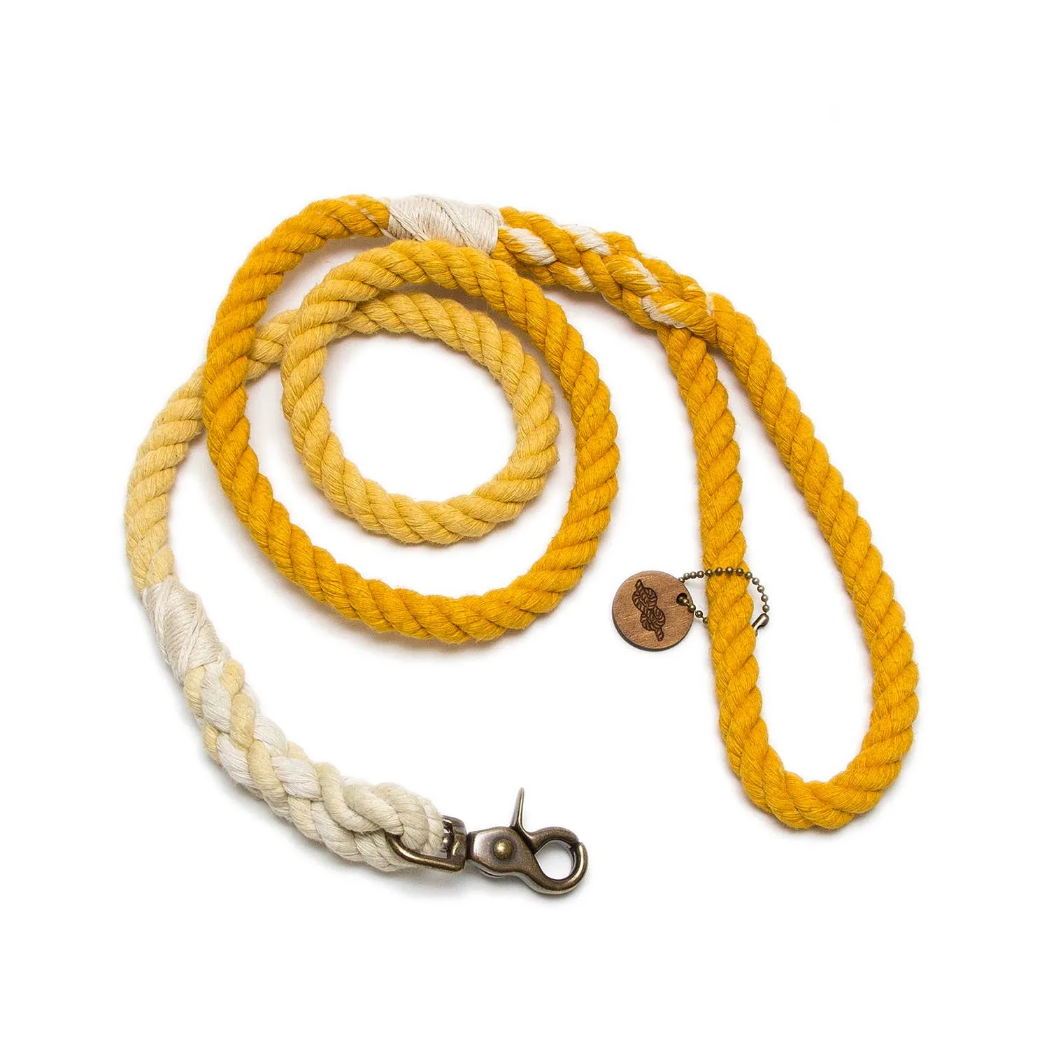 Mustard Ombre Rope Leash