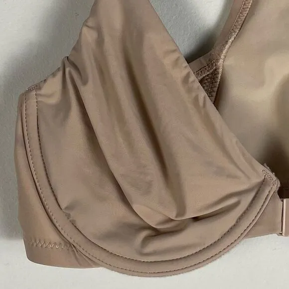 Natori 738271 Racerback Smoothing Underwired Full Figure Bra in Cafe Sz 32C NEW