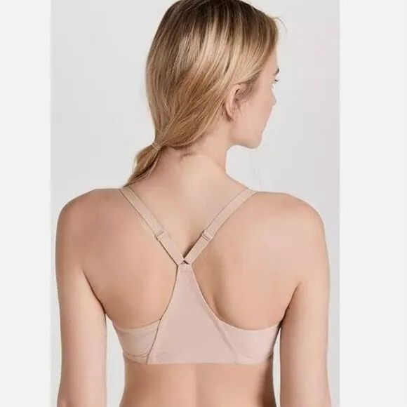 Natori 738271 Racerback Smoothing Underwired Full Figure Bra in Cafe Sz 32C NEW
