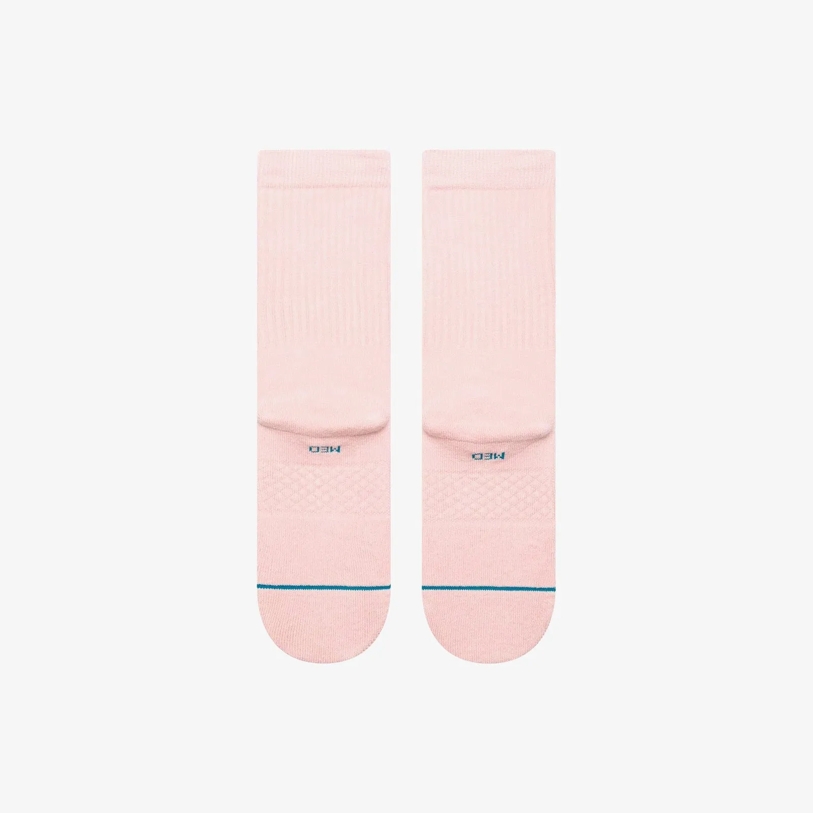 NBA Logoman Wash Crew Socks - Dusty Rose