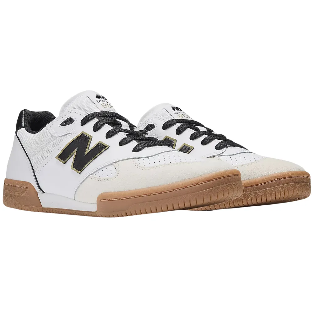 New Balance Numeric 600 NM600WTA Tom Knox Skate Shoes | White & Black
