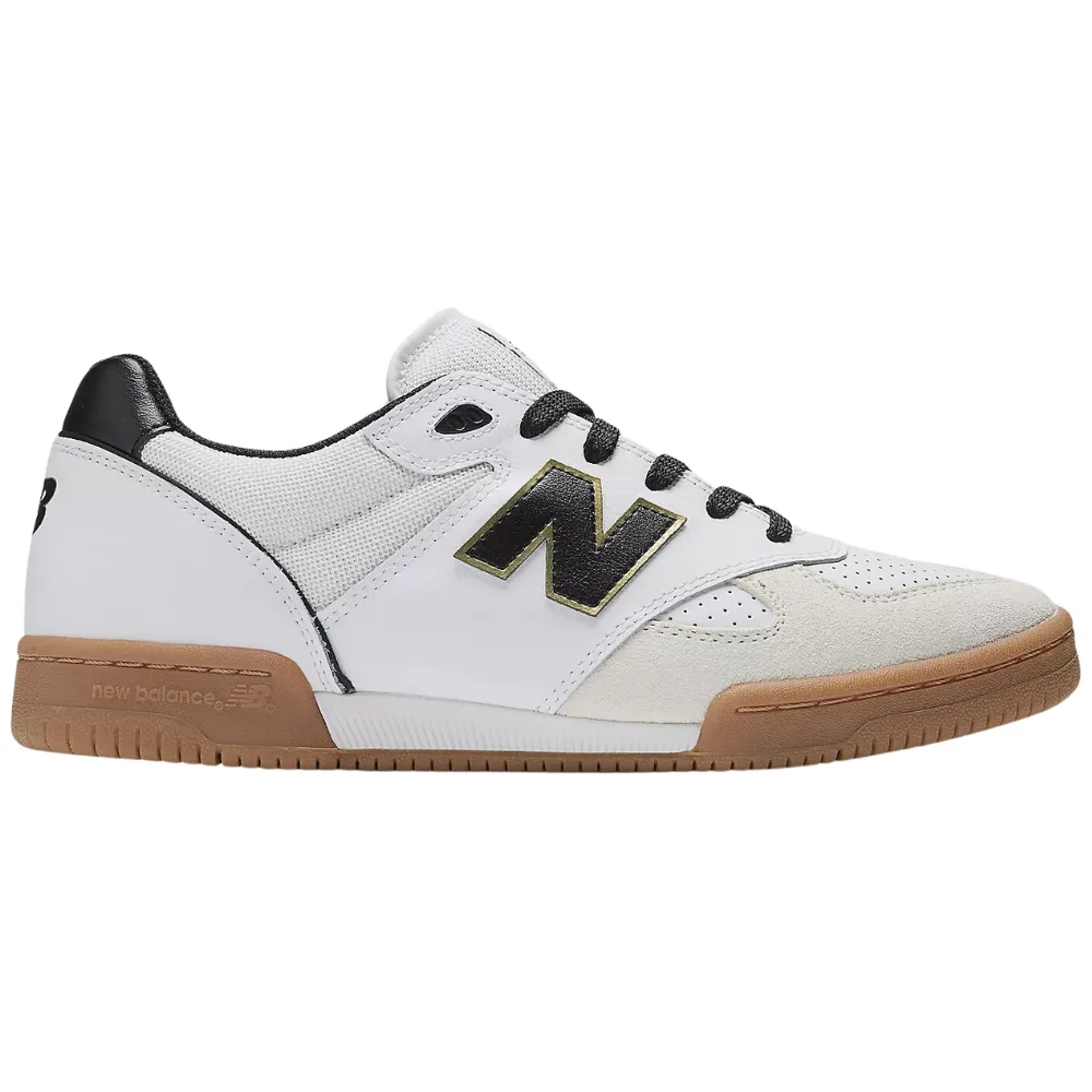 New Balance Numeric 600 NM600WTA Tom Knox Skate Shoes | White & Black