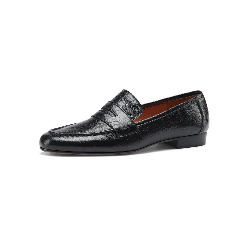 New Full-leather Flat Grandma Shoes Early Spring Shoes