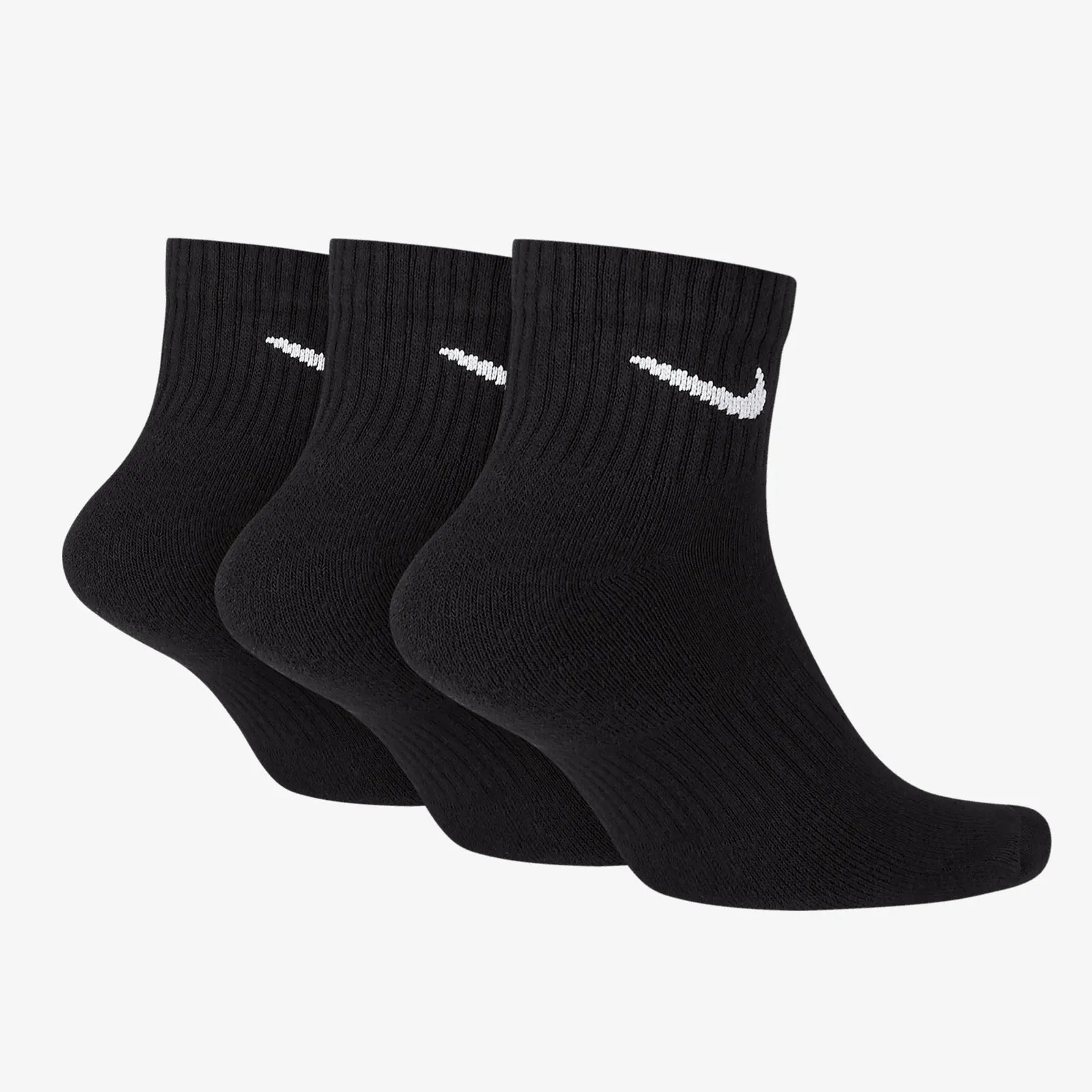 Nike Everyday Cushion Ankle Socks (3 Pairs) - Black