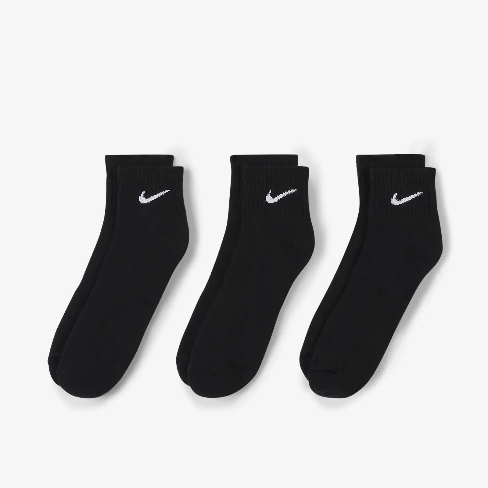 Nike Everyday Cushion Ankle Socks (3 Pairs) - Black