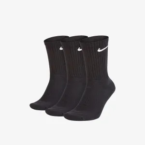 Nike Everyday Cushion Crew Socks (3 Pairs) - Black
