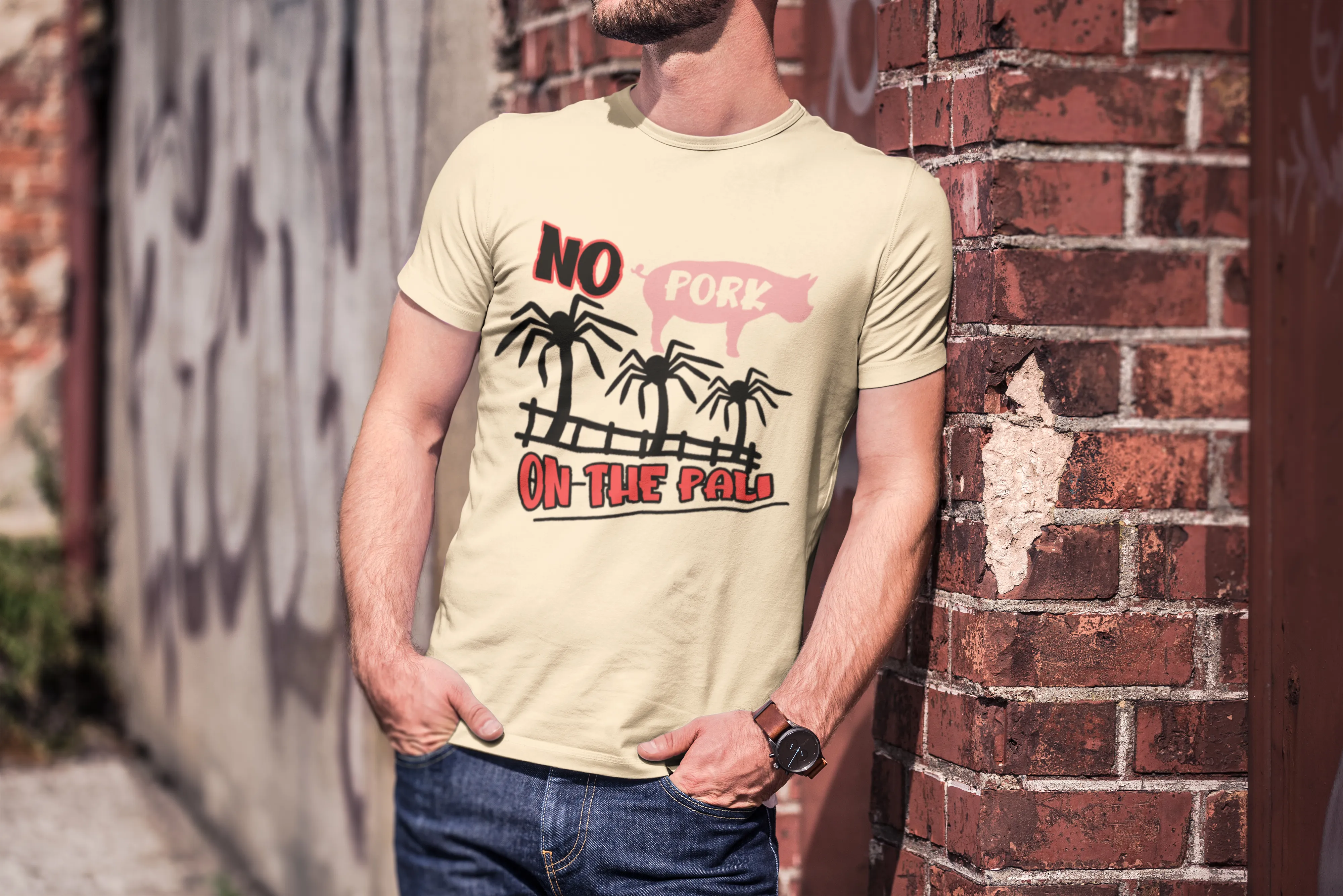 NO PORK ON THE PALI TEE