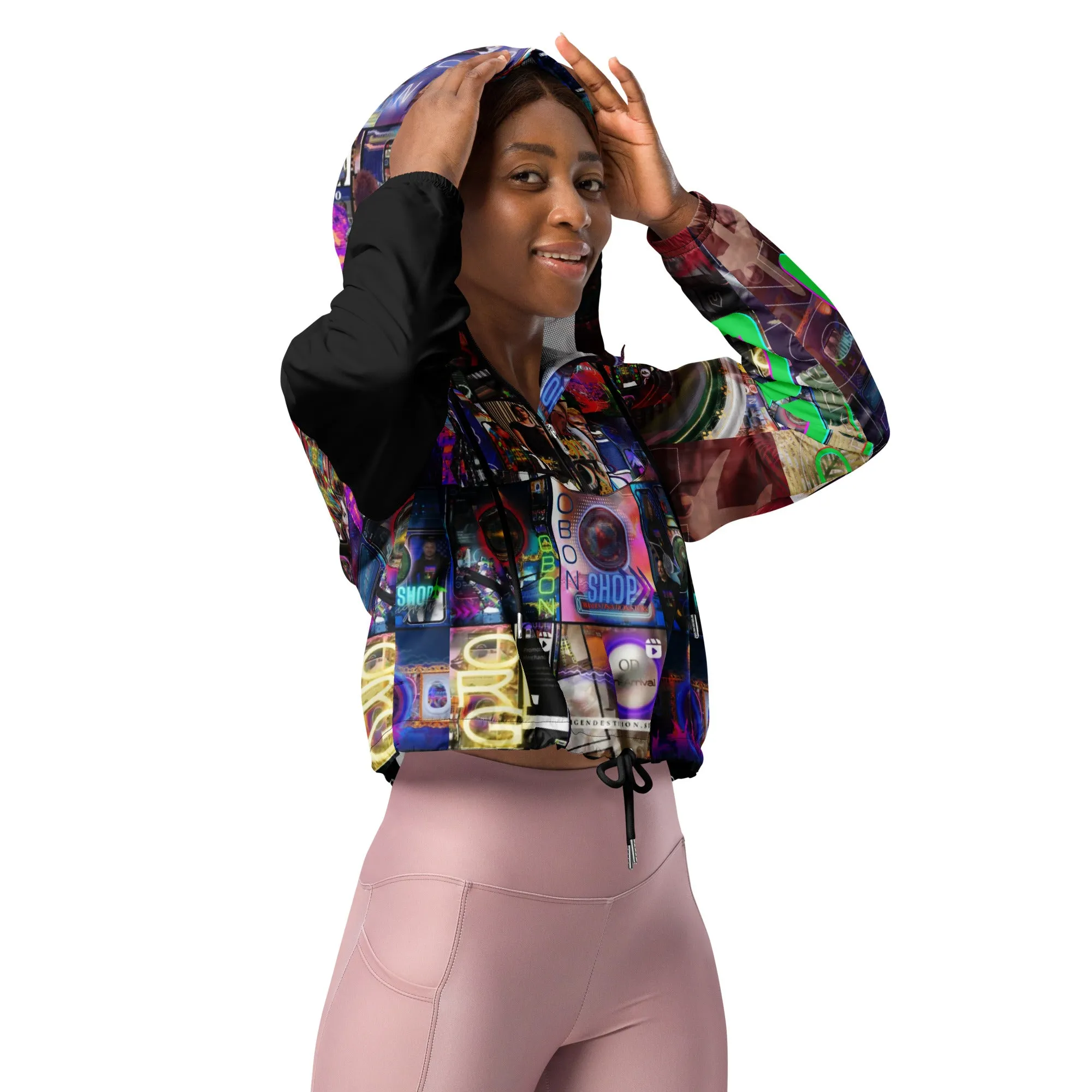 OD Promo Women’s OBON cropped windbreaker