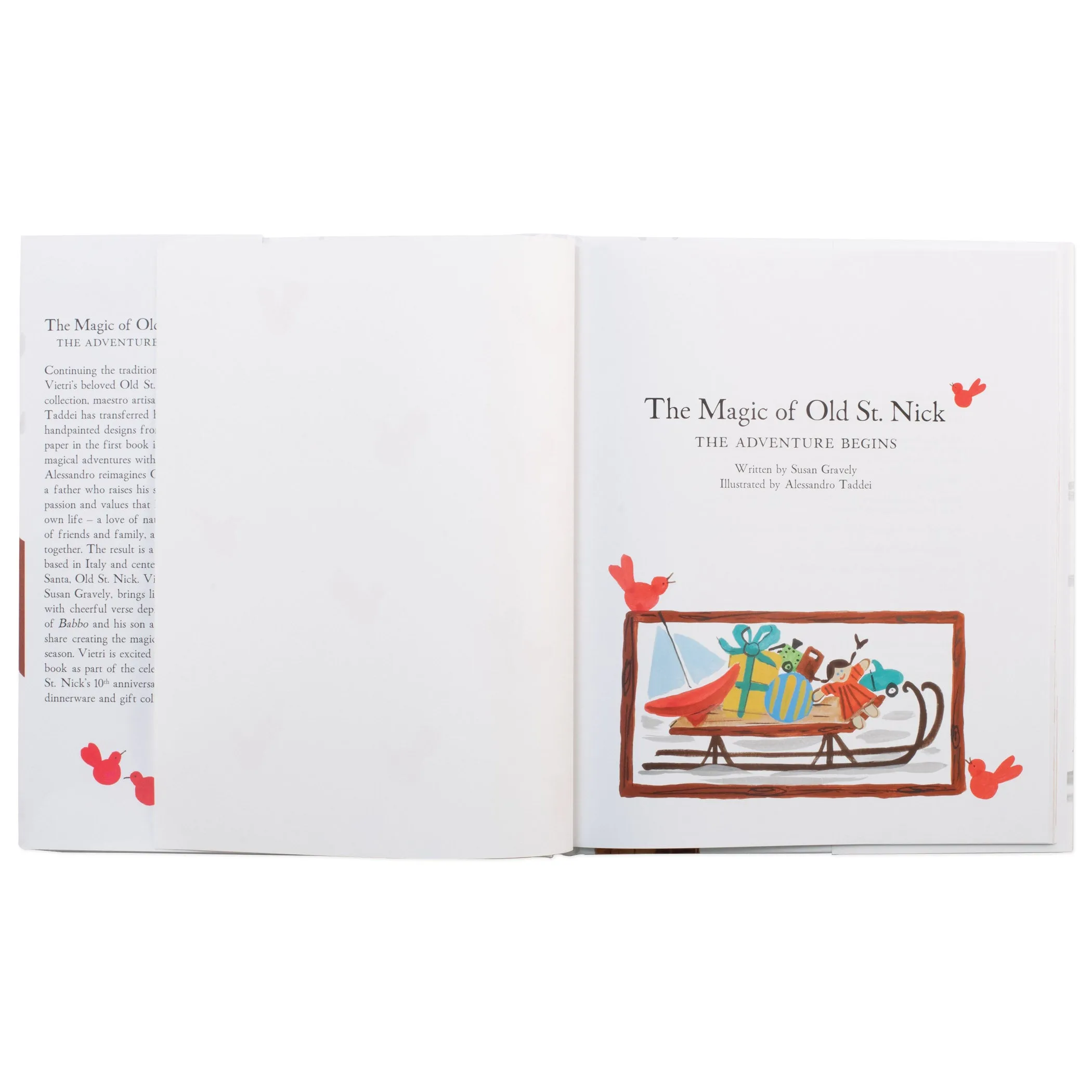 Old St. Nick The Magic of Old St. Nick: Buon Appetito! Children's Book