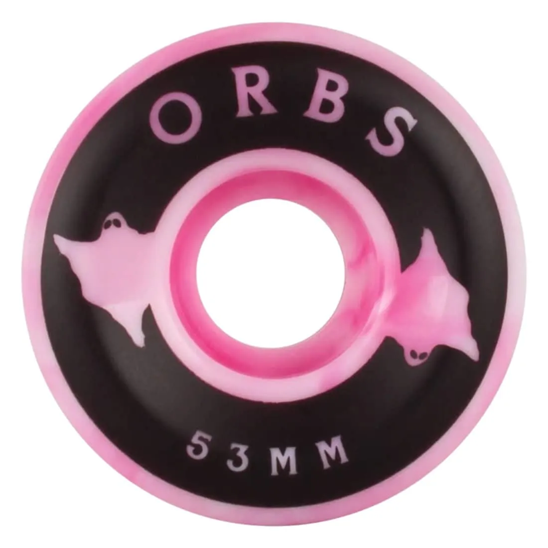 Orbs 53mm Specters Swirls Conical 99A Wheels - Pink/White