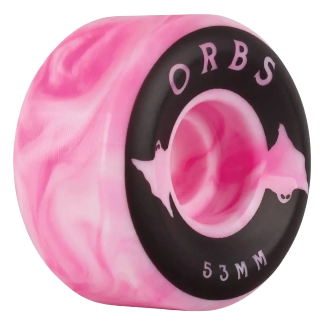 Orbs 53mm Specters Swirls Conical 99A Wheels - Pink/White