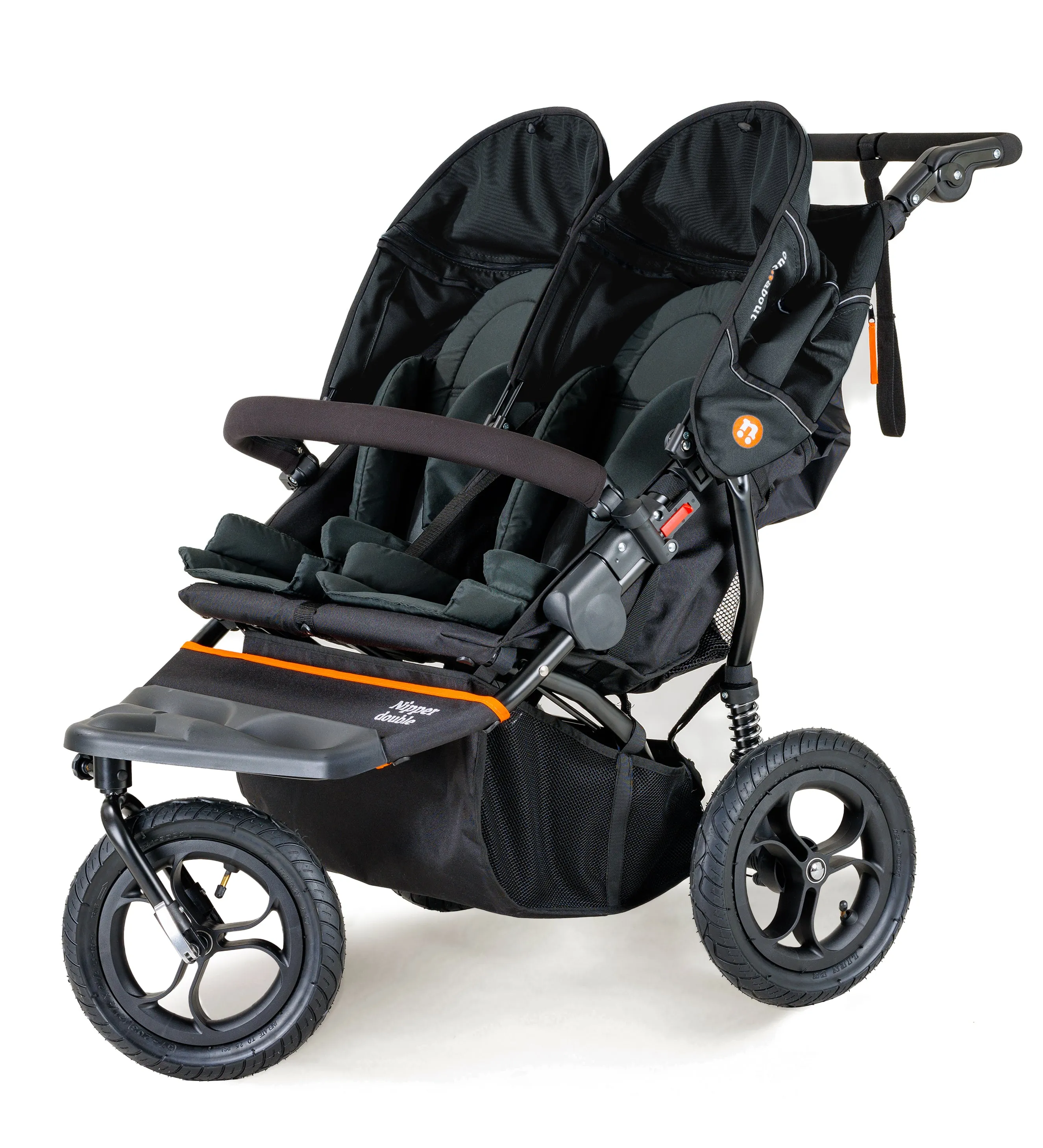 Out n About Double Nipper V5 - Summit Black - Delivery Late March