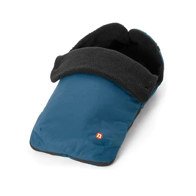Out n About Nipper V5 Double Pushchair with Footmuff - Highland Blue