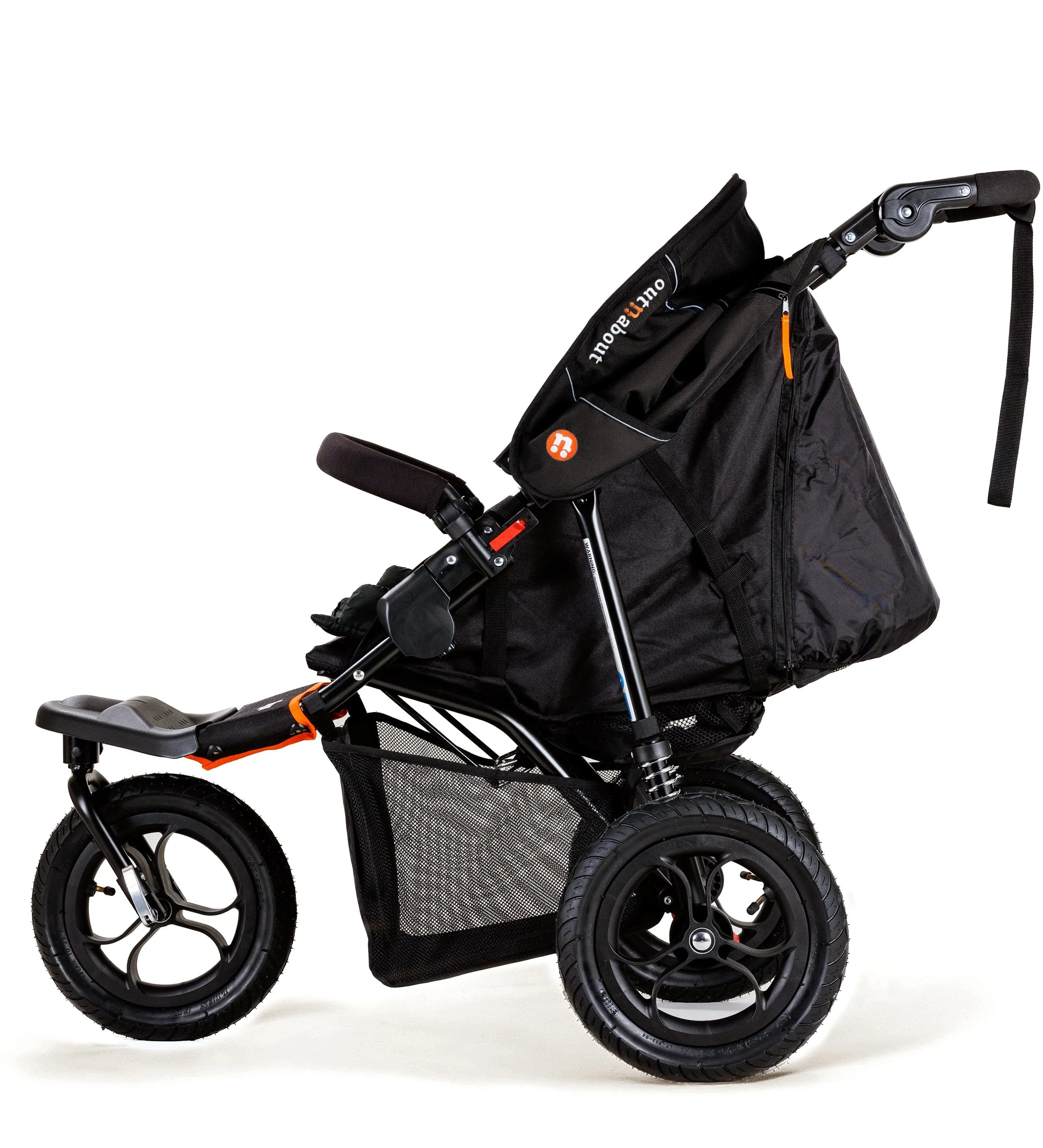 Out n About Nipper V5 Single Pushchair with Footmuff - Summit Black