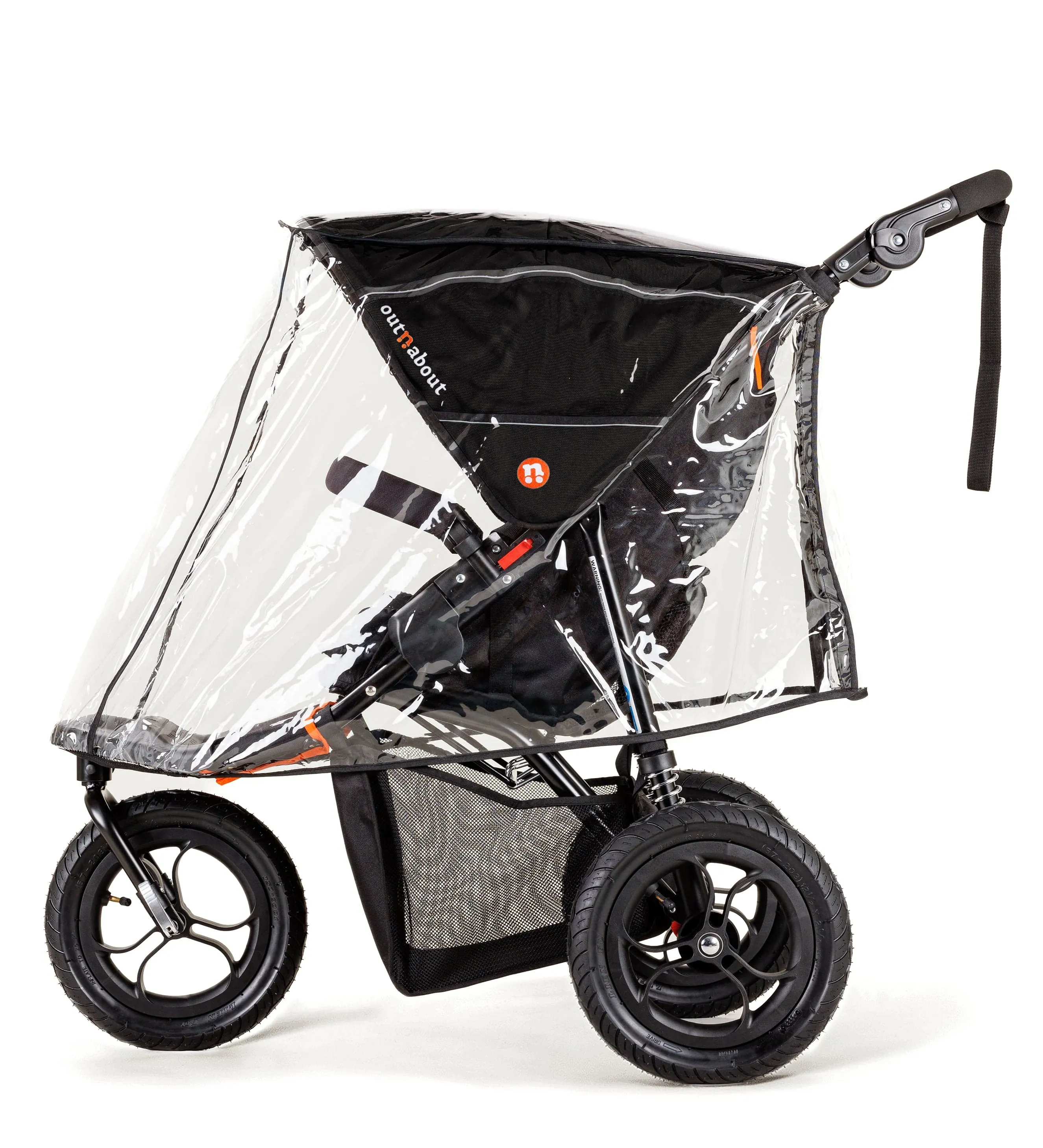 Out n About Nipper V5 Single Pushchair with Footmuff - Summit Black
