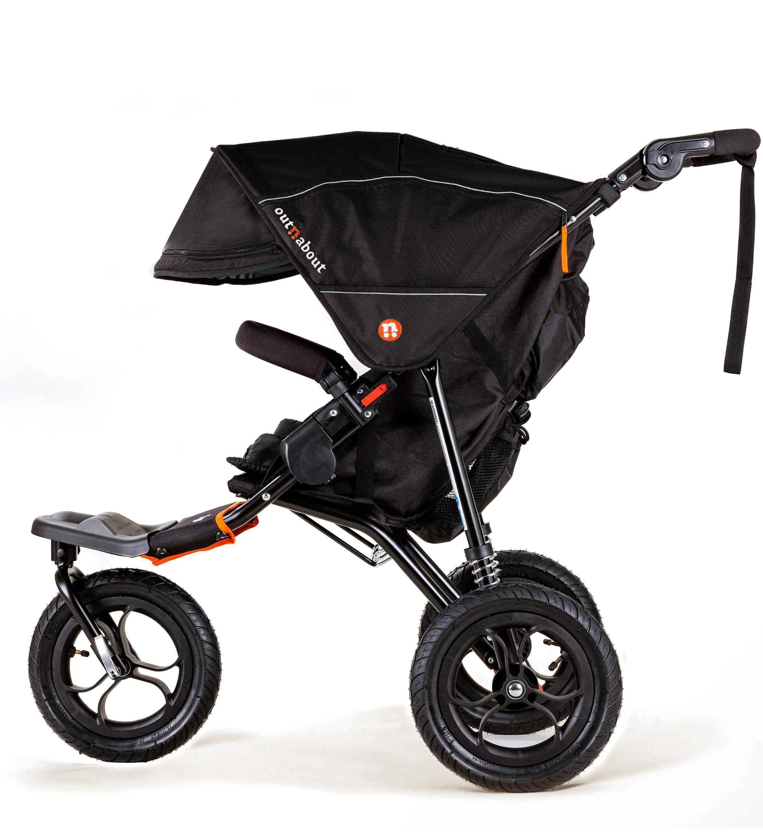 Out n About Nipper V5 Single Pushchair with Footmuff - Summit Black