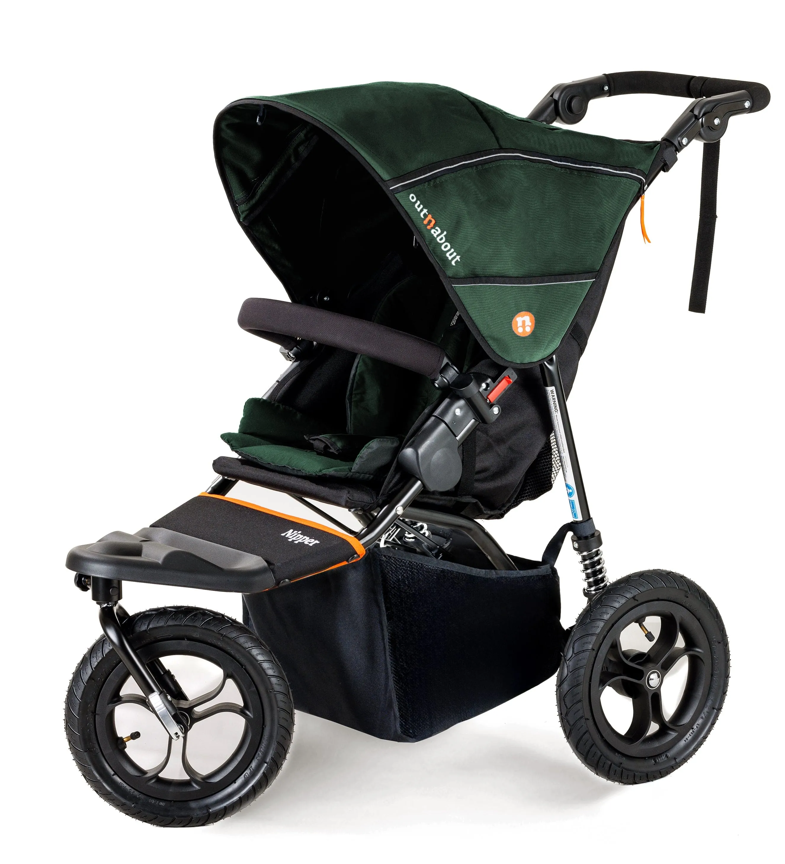 Out n About Nipper V5 Single Pushchair with Footmuff - Sycamore Green