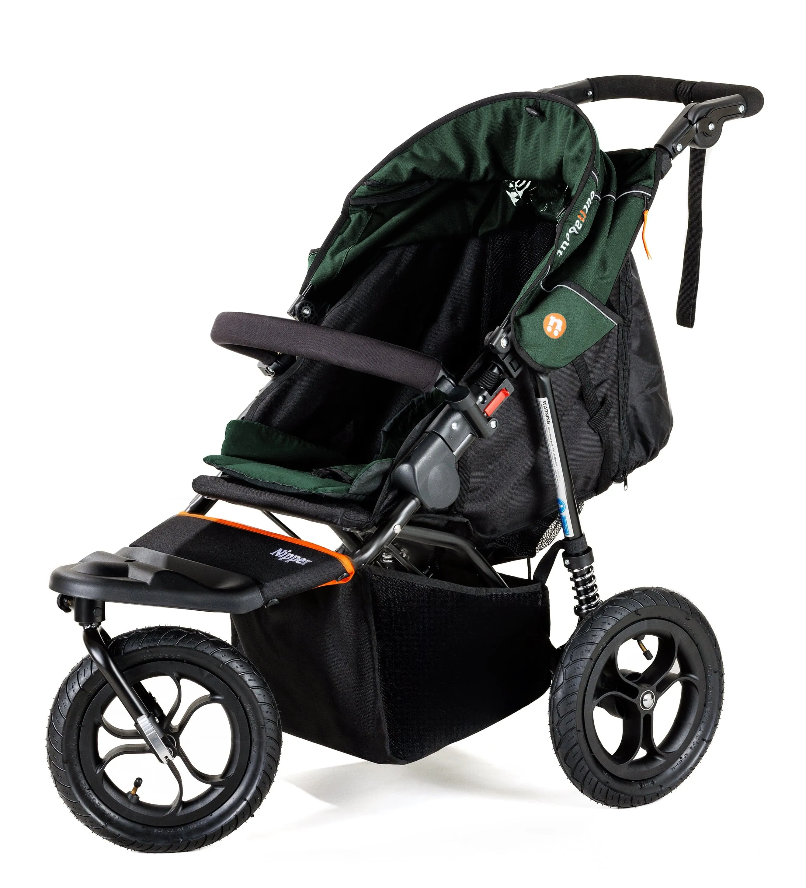 Out n About Nipper V5 Single Pushchair with Footmuff - Sycamore Green