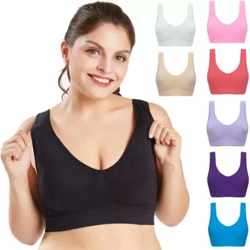 Padded Sports Bra for Women – Yoga, Running, & Workout Support