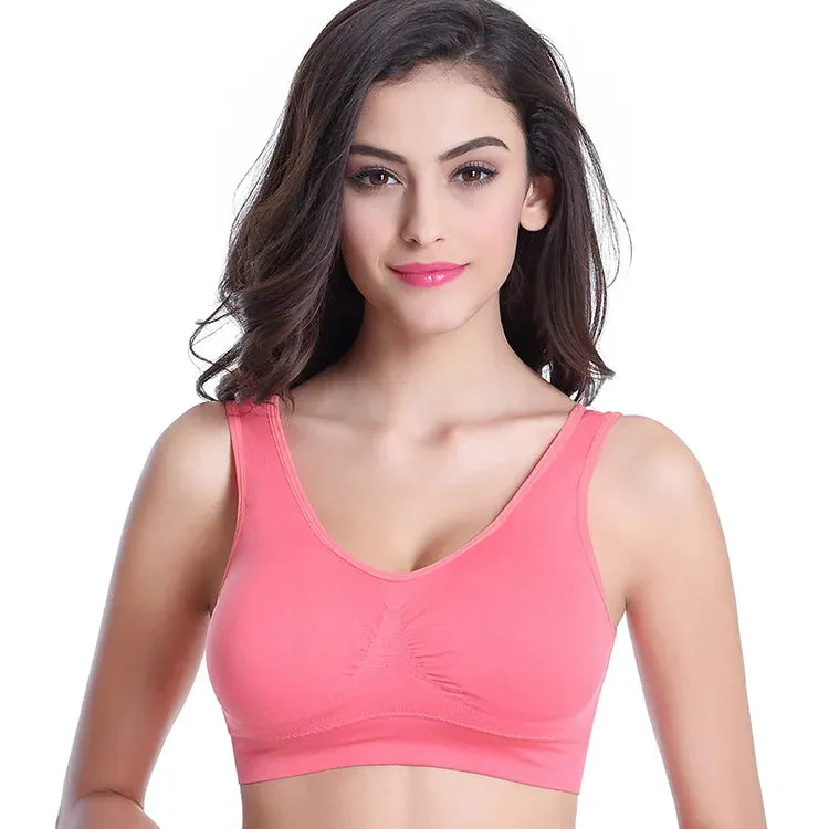 Padded Sports Bra for Women – Yoga, Running, & Workout Support