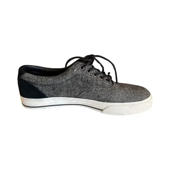 POLO RALPH LAUREN VAUGHN SNEAKERS WOOL HERRINGBONE