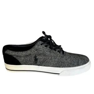 POLO RALPH LAUREN VAUGHN SNEAKERS WOOL HERRINGBONE