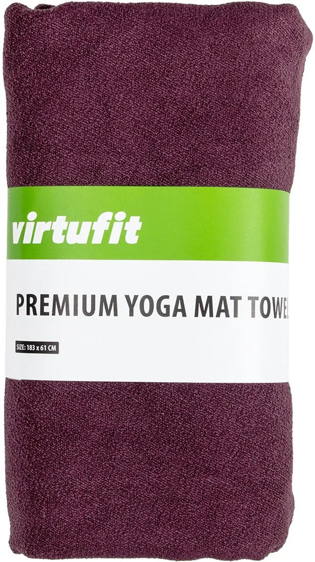Prosop pentru Saltea Fitness Yoga VirtuFit Premium Yoga Mat Towel - 183 x 61 cm Mov