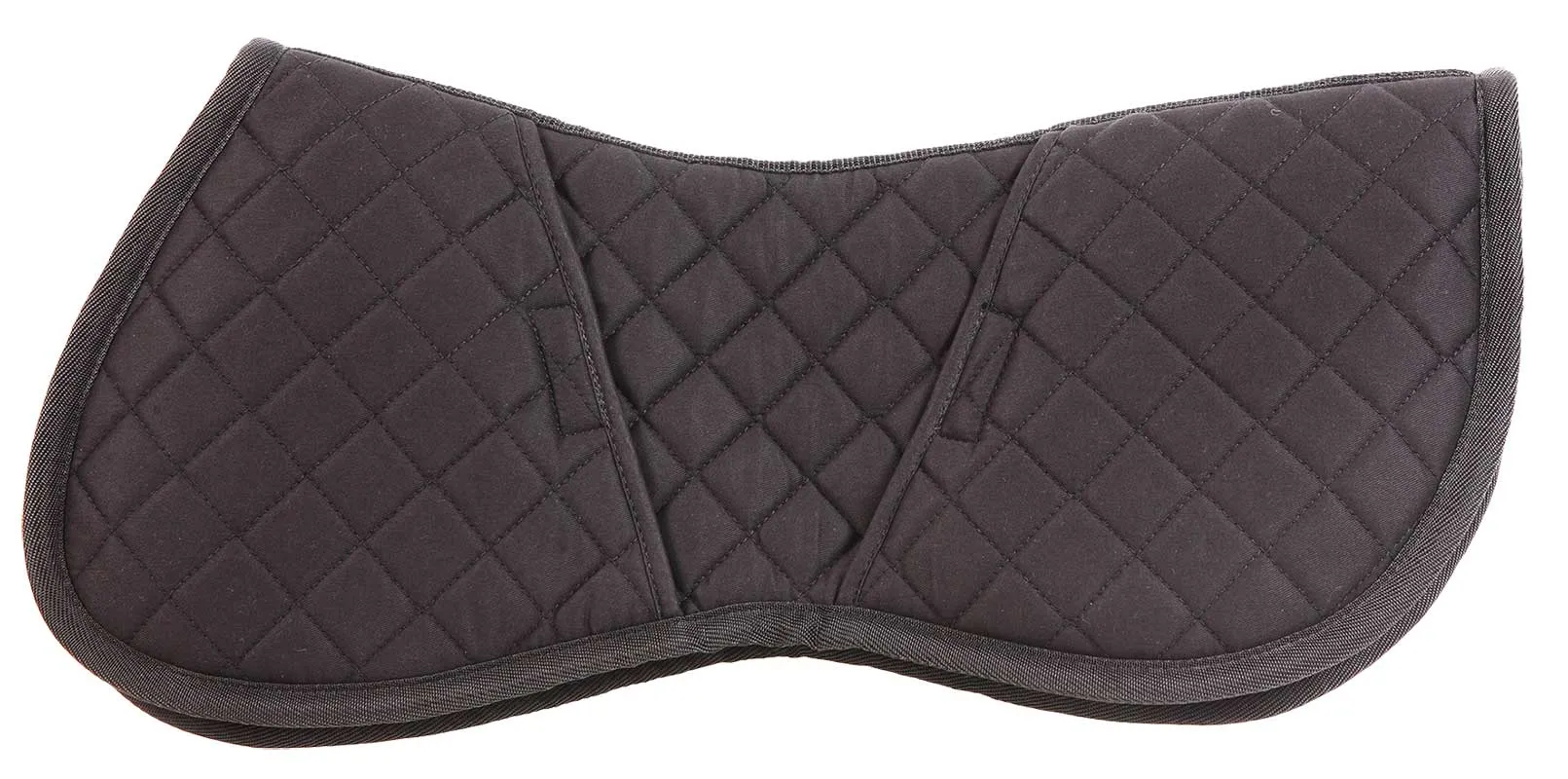 Quilted Half Pad with Insert Black