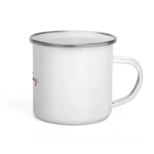 "Game Day- BURGUNDY" Enamel Mug