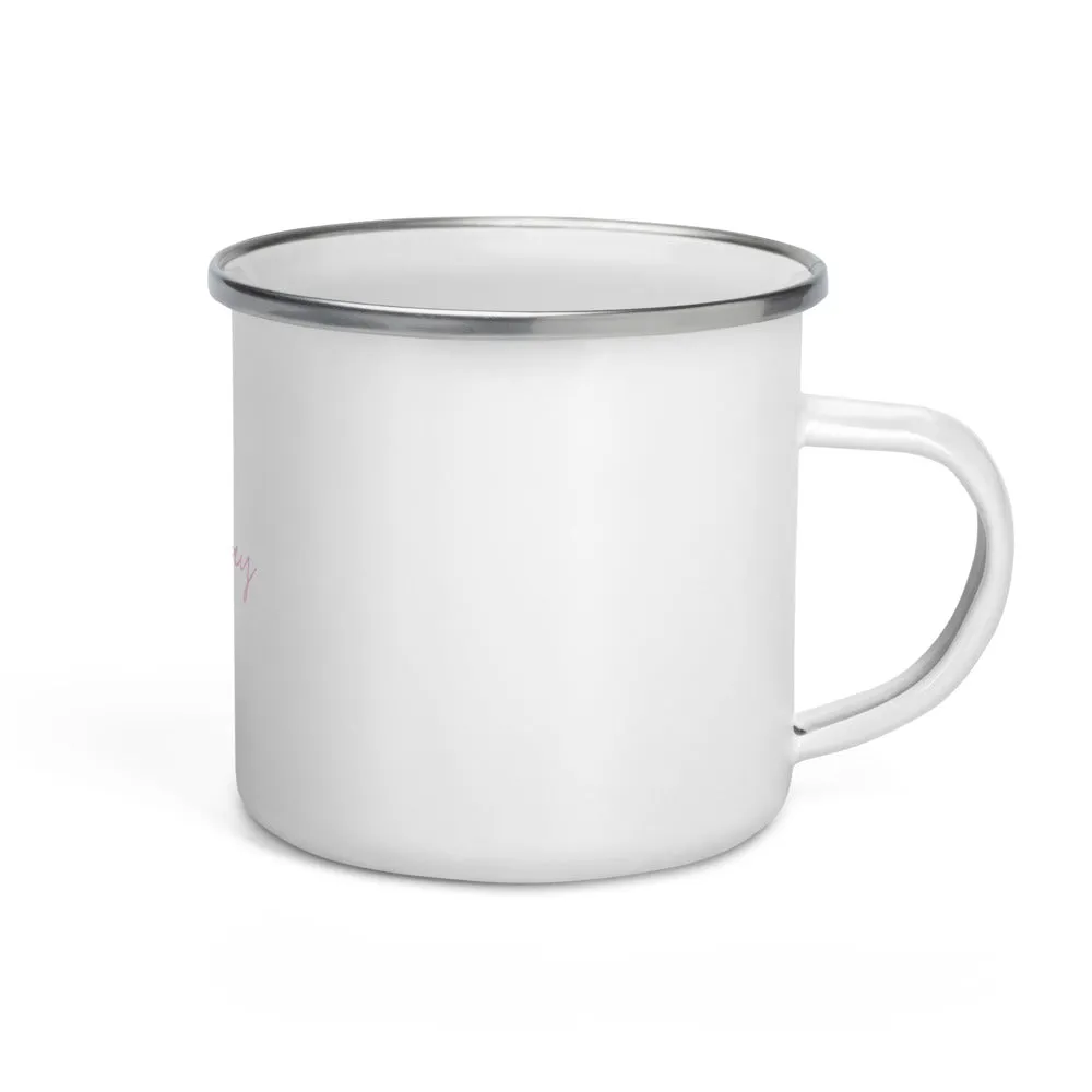 "Game Day- PINK" Enamel Mug