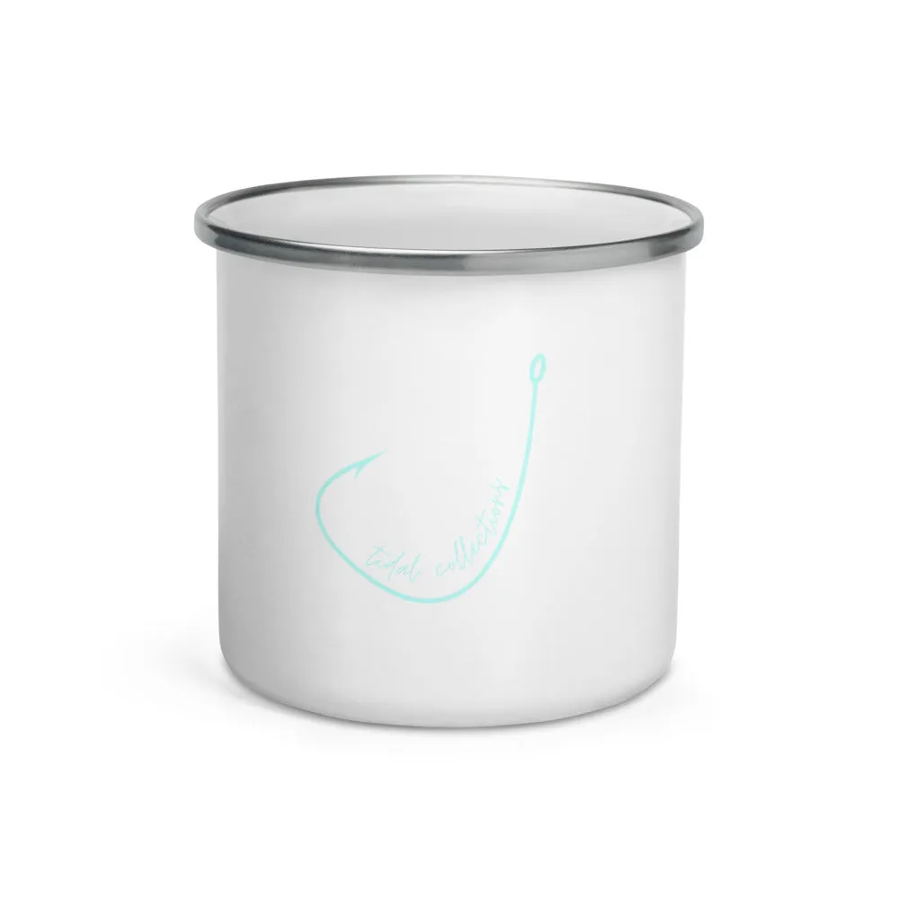 "Hook- AQUA" Enamel Mug