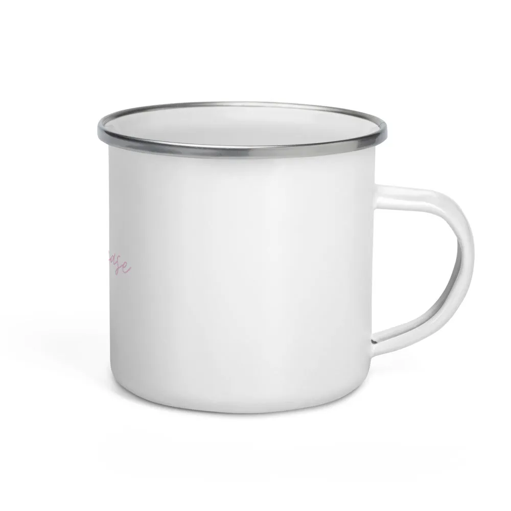 "Lake, Please- Pink"Enamel Mug