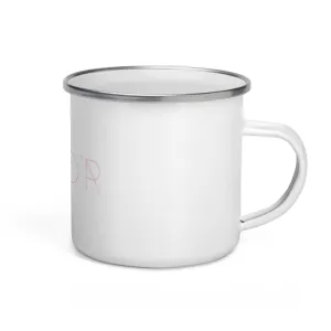 "Nomad'r- Pink" Enamel Mug