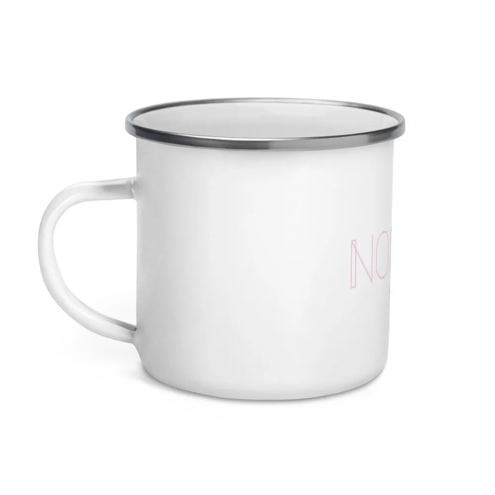 "Nomad'r- Pink" Enamel Mug