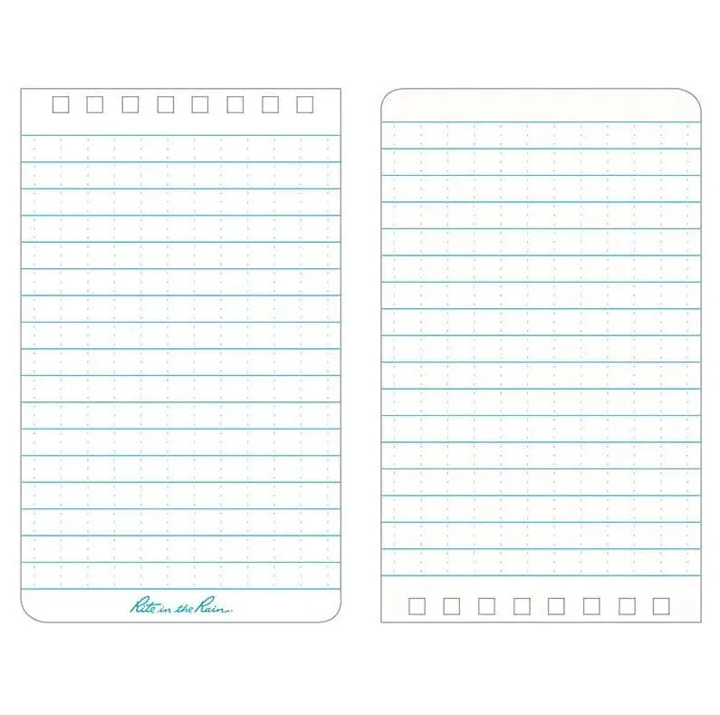 Rite in the Rain All Weather (Weatherproof) Universal Pattern Top Spiral Notebook 3" x 5"
