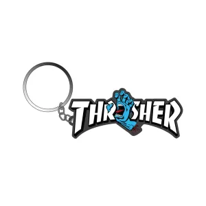 Santa Cruz - Thrasher Screaming Logo Keyring