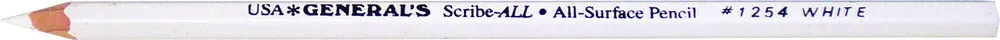 Scribe-ALL All-Surface Pencil, White